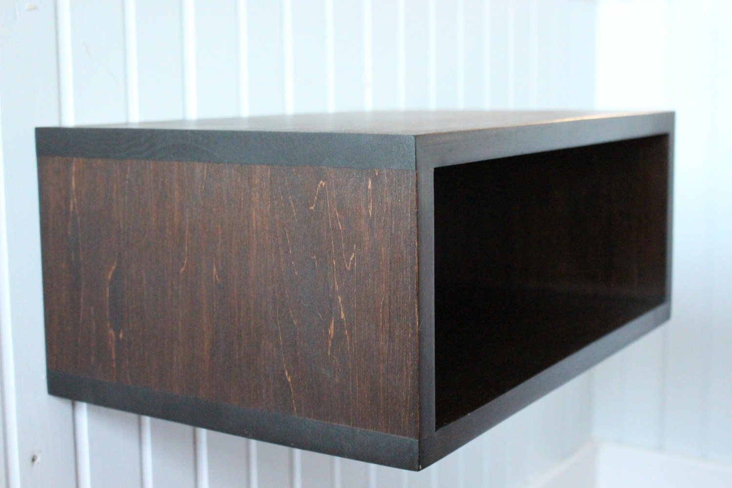 Floating Nightstand / Charging Station, to Be Used Next to a Bed or in