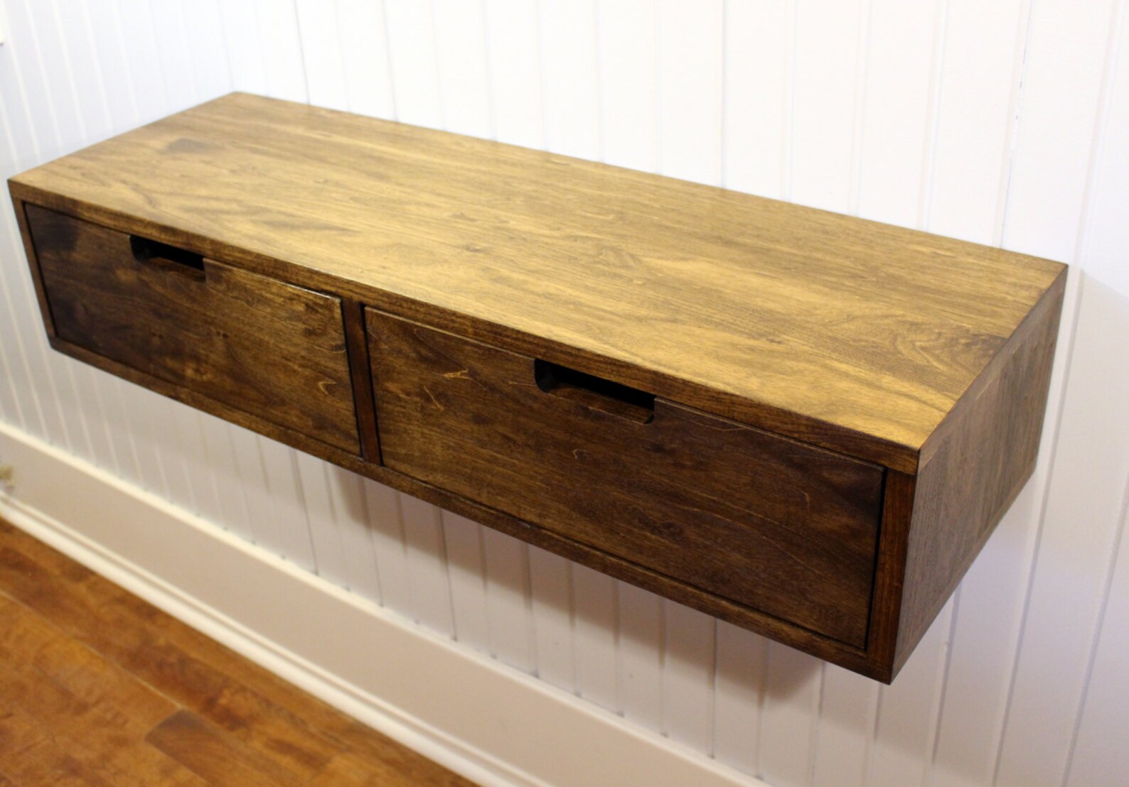 Floating Console / / Stand With Drawers that Can Be Etsy