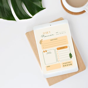 Digital Planner, 24 Hour Daily Planner, Daily Agenda, Schedule Planner,  Daily To Do List, Planner for iPad, Productivity Planner