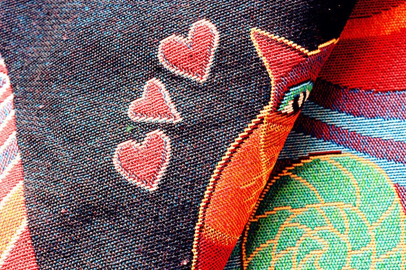 Cat Fabric Linen Cotton Fabric Cats Lover Fabric Pillow Etsy