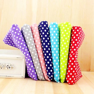 Bundle Polka Dots Fabric Cotton Fabric Sets for 7 each Japaness Dot Fabric for Quilting Cloth Bag 50X50cm bf12