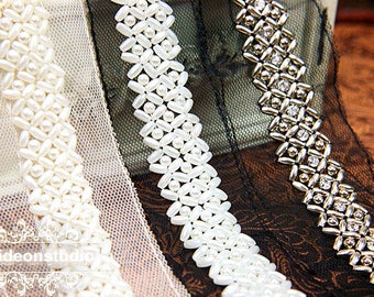 1 yard Beaded Pearl Trim White Pearls Trim Ribbon Wedding Applique For Bridal Sash Home Decor Sewing Crafts r200