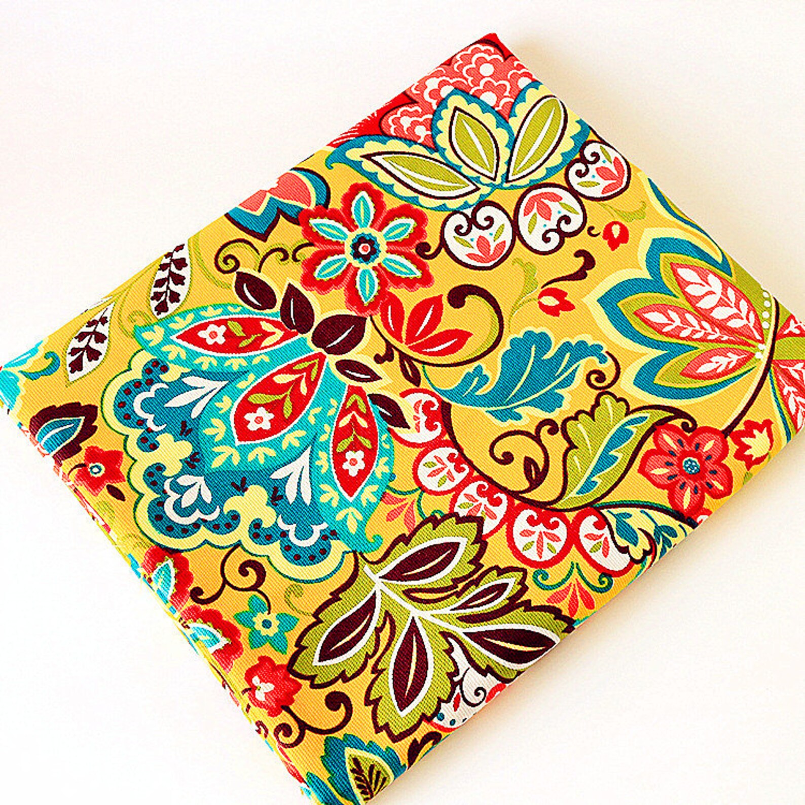 Bohemian BOHO Style Florals Cotton Fabric Colorful Flowers on Etsy Canada