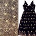 1 yard Star Lace Fabric Embroidered Stars on White Black Lace for Wedding Bridal Lace Fabric Dress Gauze Tulle L206