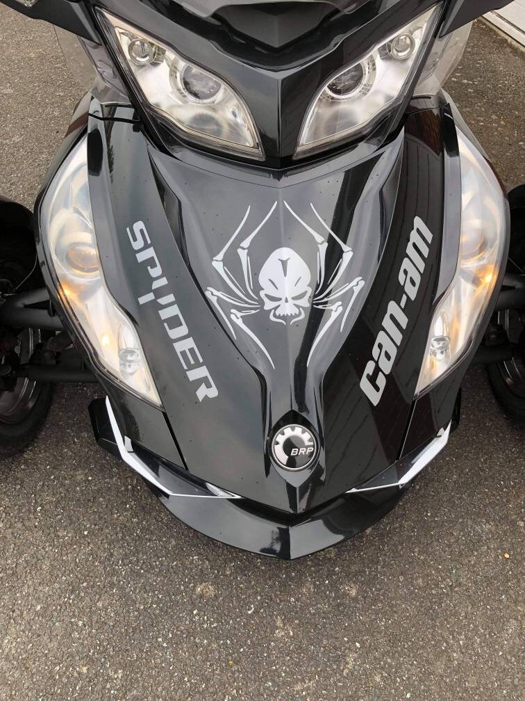 Spyder canam motorcycle vehicle decal spider sticker outdoor Etsy