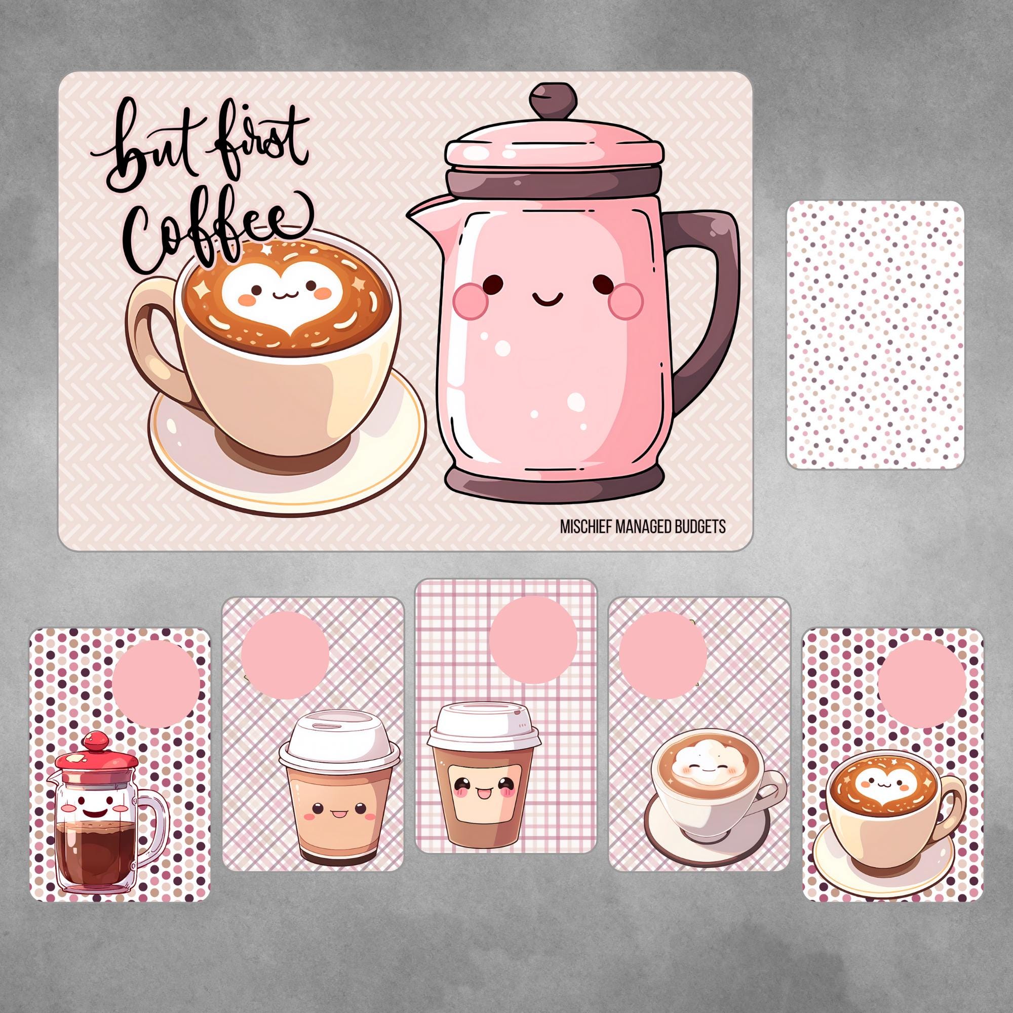 But First Coffee Savings Challenge Scratch-off Cards - save 120