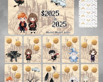 Save 2025 in 2025! Wizard School Savings Challenge - HP Inspired