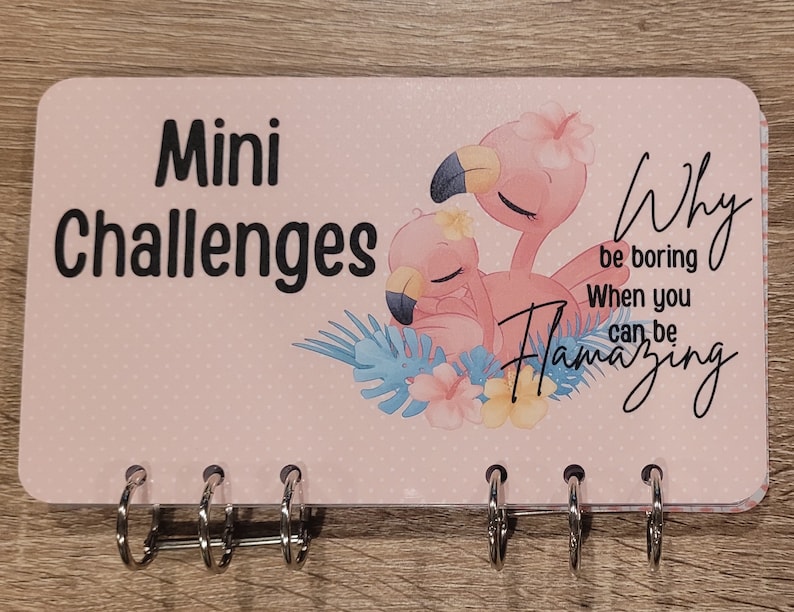 Mini Challenge Binders A6 size Different Designs Bild 5