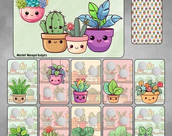 Cute Plants Save 2025 in 2025! Kawaii Plants Savings Challenge