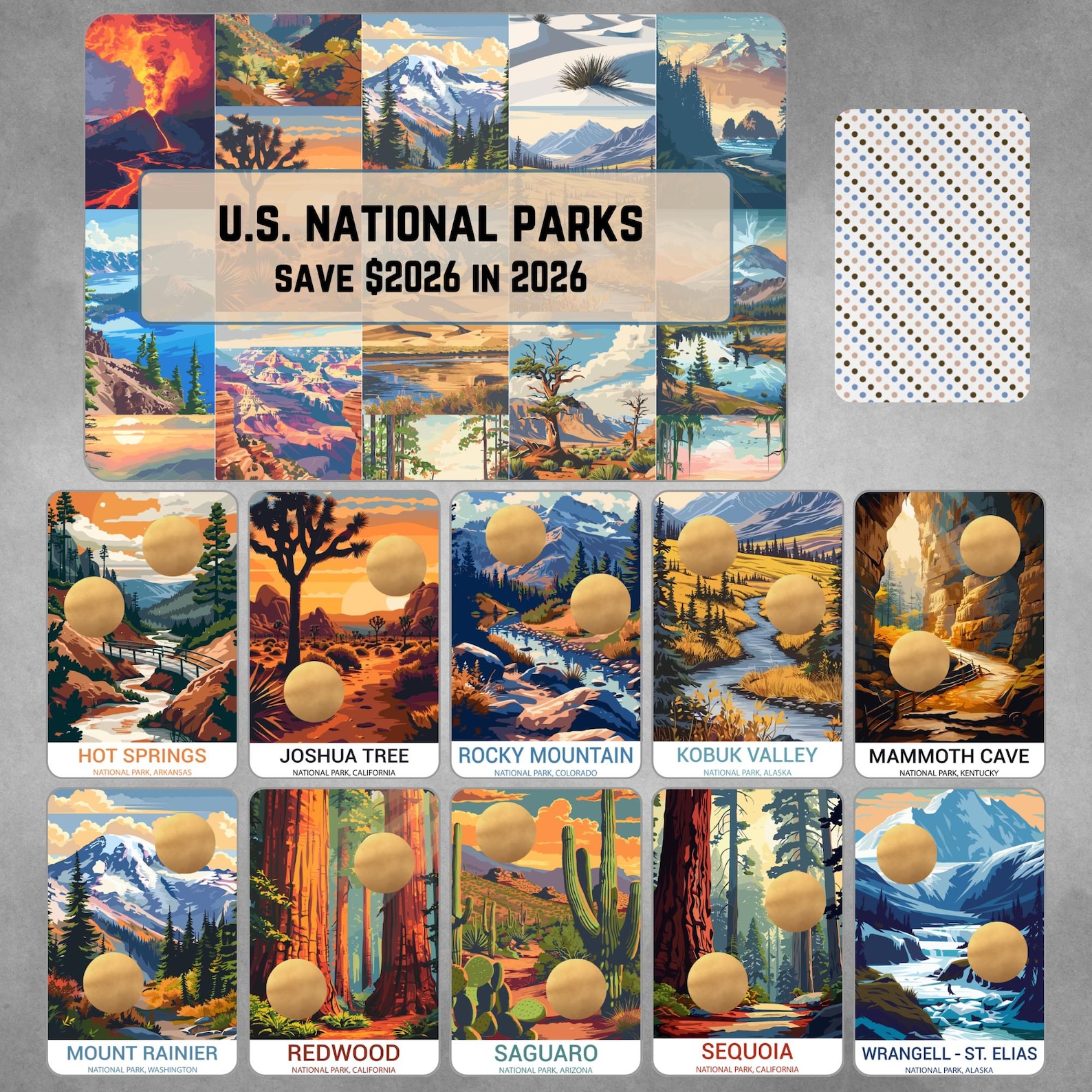 Save 2026 in 2026! National Parks Savings Challenge - Etsy
