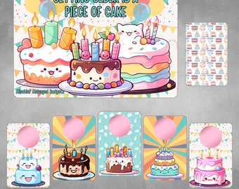 Birthday Cake Challenge Scratch-off Cards - save 120