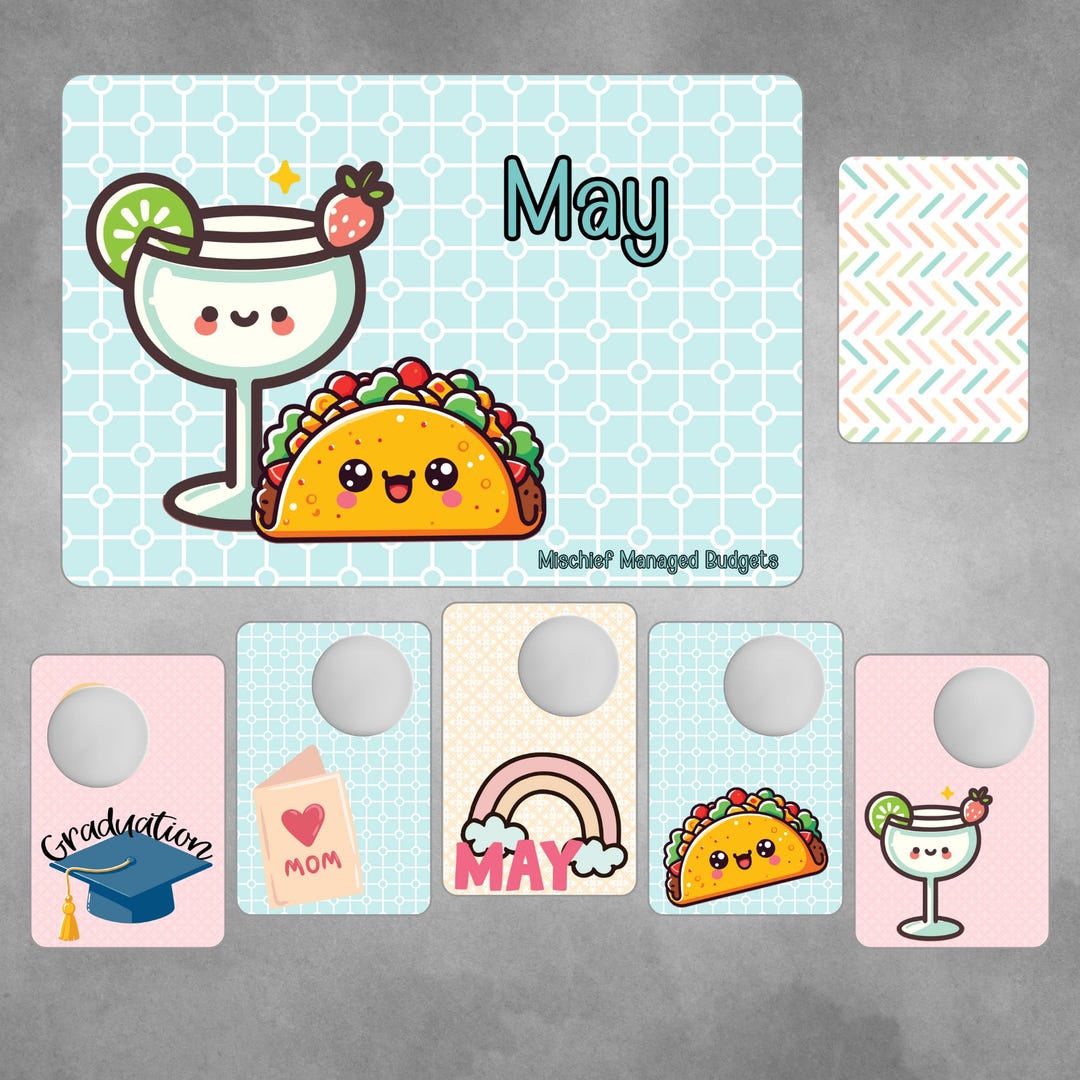 May Savings Challenge Scratch-off Cards - 2 Values - Etsy