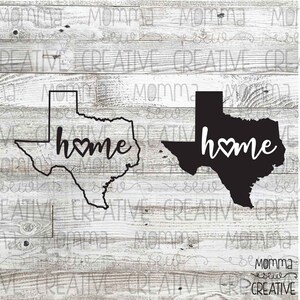 Texas Home SVG File