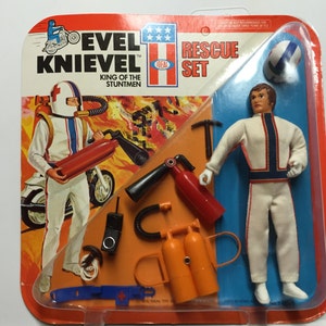 1975 Ideal toys Evel Knievel Rescue set new old stock ultra rare