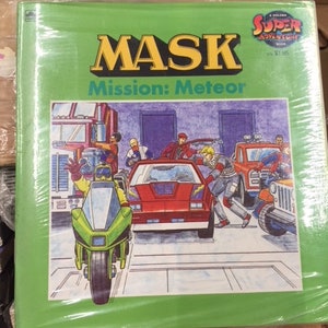 MASK M.A.S.K. Mission Meteor Golden story book NM+