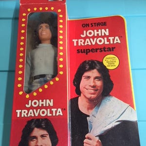 1975 Welcome back Kotter Barbarino John Travolta Doll MIB Chemtoy case fresh gem mint never opened