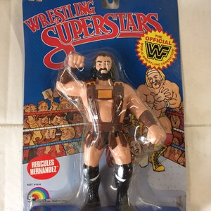 1986 LJN WWF Wrestling Superstars Hercules Hernandez series 5 MOC old stock