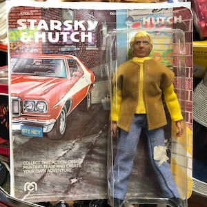 Mego 8&quot; starsky AND Hutch Hutch FIGURE new old stock MOC vintage