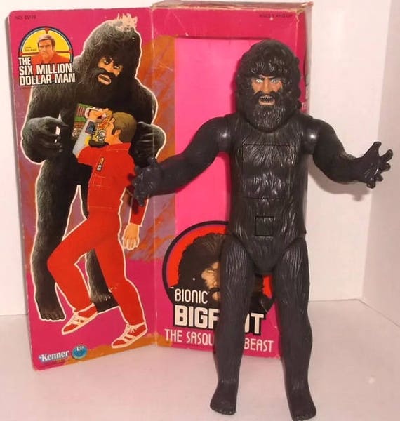 Bionic Bigfoot Figure Six Million Dollar Man Action Figure Kenner 1978 NMIB  Sealed in Box -  Canada