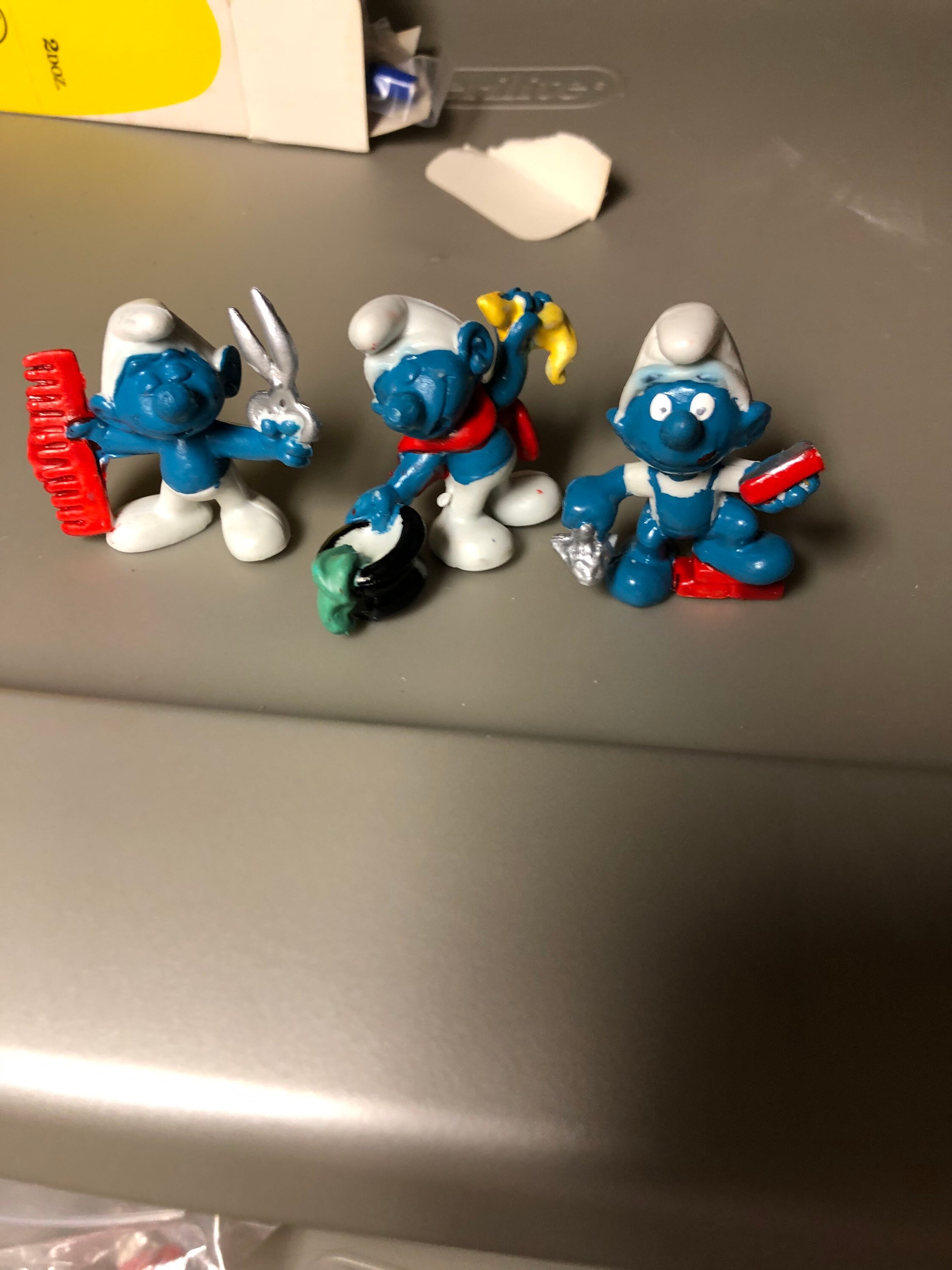 10 original smurfs vintage Smurf set peyo smurfs old school -  Portugal