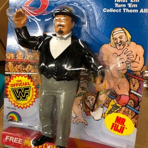 1985 LJN WWF Wrestling Superstars mr fuji manager series 3 gem mint on card