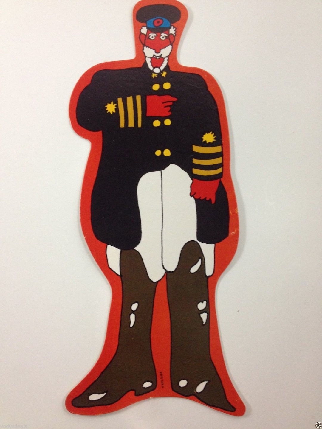 1968 BEATLES Yellow Submarine mint bookmark Captain Fred NM+ very rare new  old stock - Etsy 日本