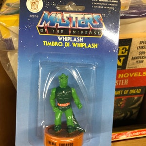 Masters of the Universe Whiplash figure stamper moc italy rare toys
