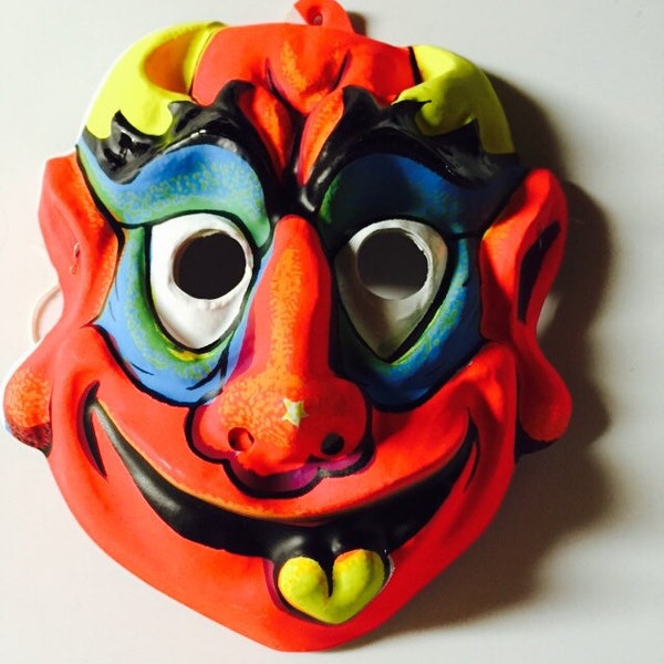 Vintage Ben cooper Rat fink Moon Goon Gremlin Demon Halloween Mask