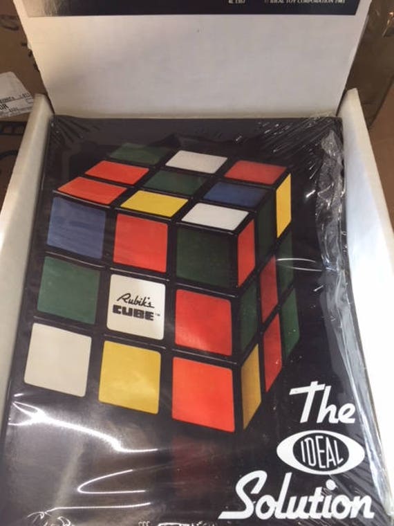RUBIK'S CUBE BOOK The Ideal Solution Puzzle Ideal Toy Corp Game 1981 1980's 