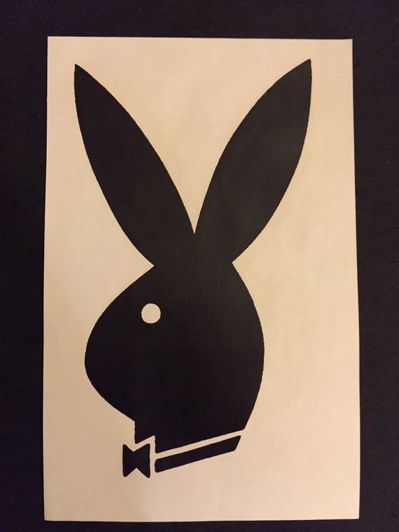 1960s Playboy Bunny Logo black Iron ON nos rare iron on collectible