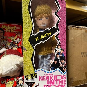 New kids on the block Joseph Large plush doll NOS MIB new old stock
