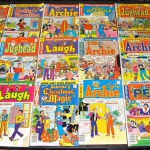 Group lot of 10 original vintage Archie 35 cent Comics Great shape old stock fun 1970S-80S image 4