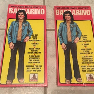 1975 Welcome back Kotter Barbarino Paper Dolls New old stock Sealed