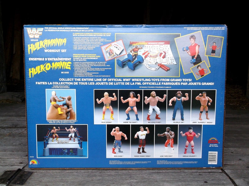 LJN Deluxe Hulkamania Work out set MIB vintage Hulk Hogan LJN Deluxe Hulkamania Work out set MIB vintage Hulk Hogan