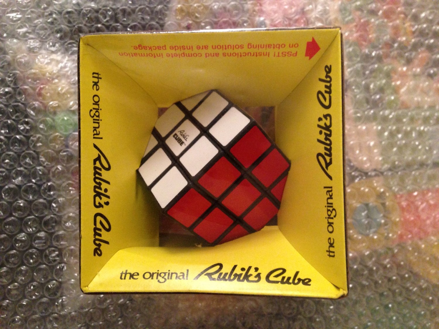 1981 Ideal original Rubik's Cube factory sealed new old stock gem mint