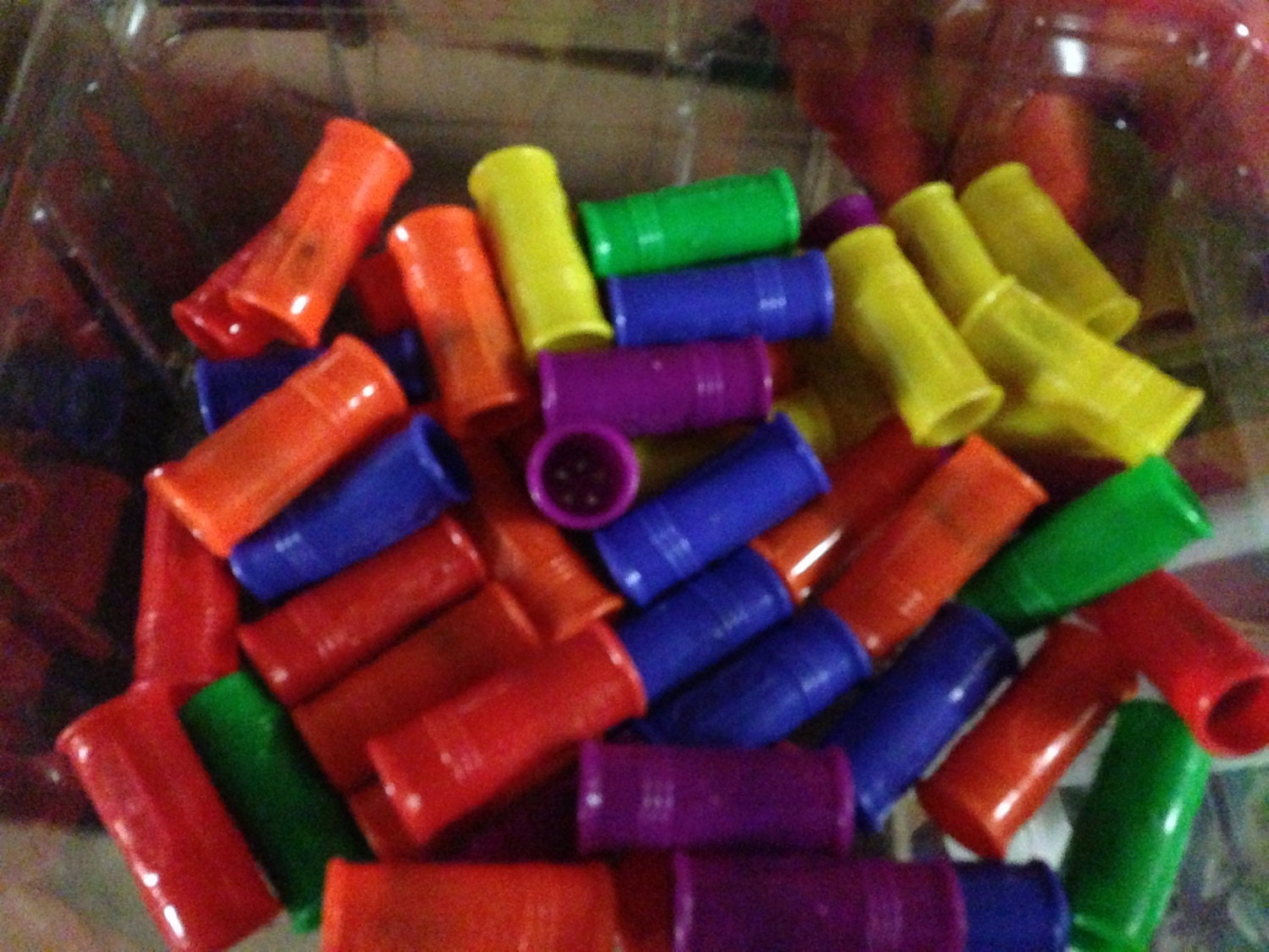 Vintage 1970 Imperial Toys Siren Whistle Case 100 Pcs Metal Fan Whistle Rare