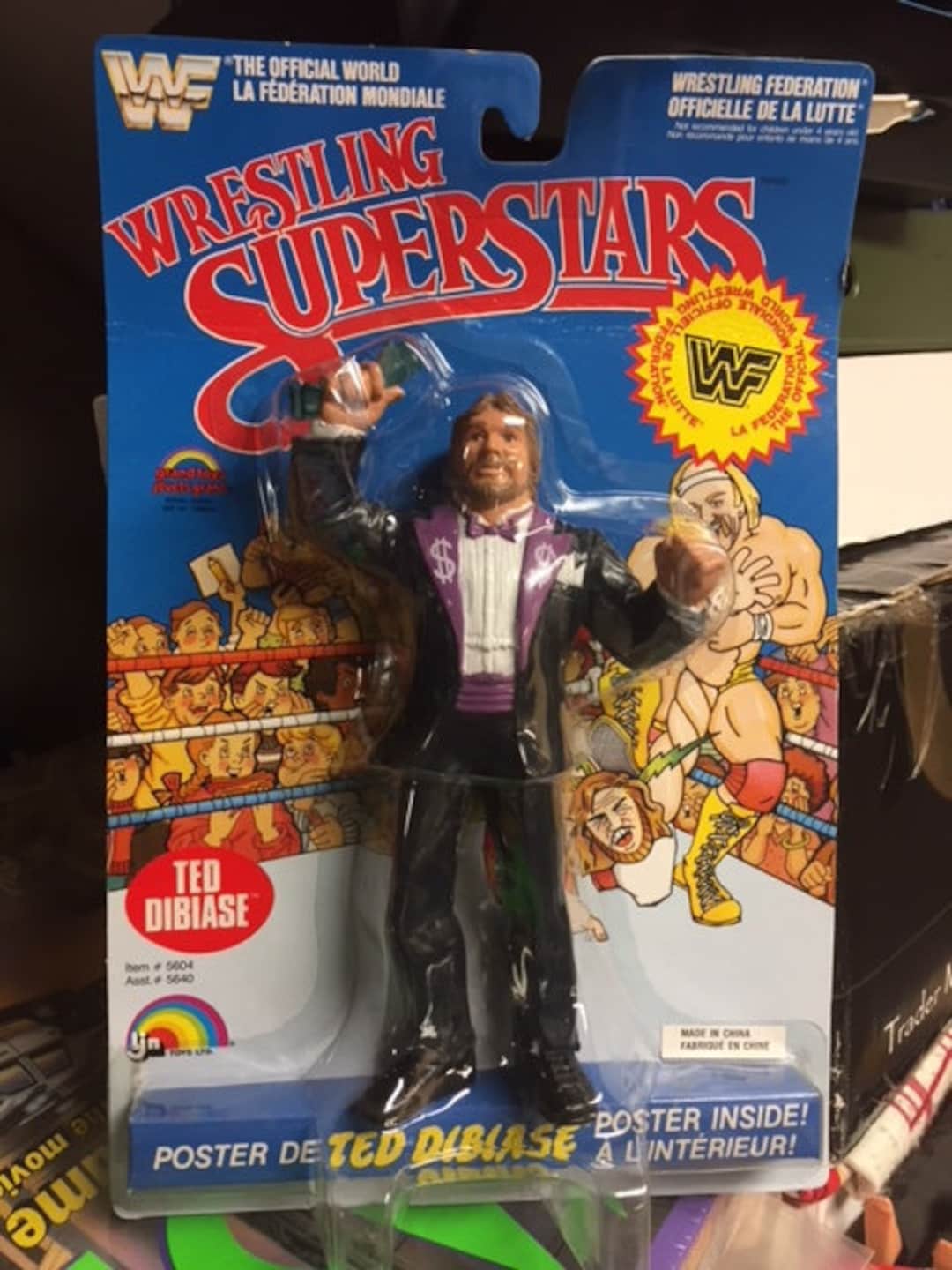 LJN WWF Wrestling Superstars Ted Dibiase Figure Moc Old Stock 1980S Etsy