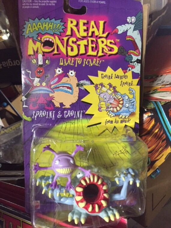 Vintage Mattel Nickelodeon ahh Real Monsters Sproink And Etsy