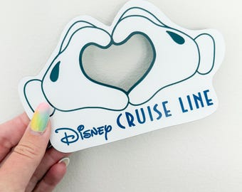 Disney Cruise Line Magnet | Mickey Hands Heart