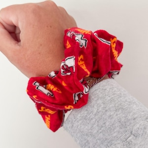 Kansas City Chiefs Inspired Scrunchie | KC Chiefs Scrunchie | Chiefs | Football | Sports Team Scrunchie