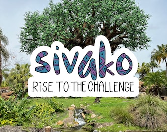 Sivako | Rise to the Challenge | Sticker, Transparent
