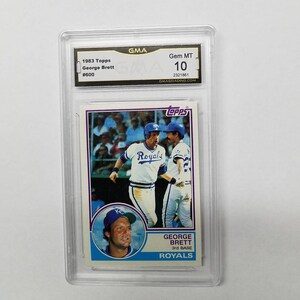 Graded 10! George Brett 1983 Topps Baseball #600, Kansas City Royals HOF