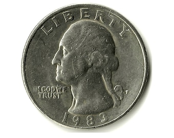 1983-P George Washington Quarter, Eagle Has Water Dripping? Error?