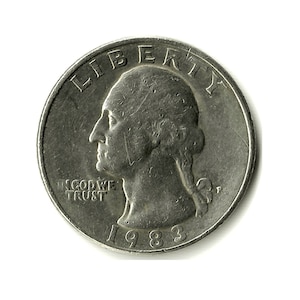1983-P George Washington Quarter, Eagle Has Water Dripping? Error?
