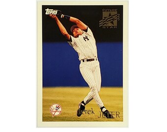Derek Jeter Rookie "Future Star" 1996 Topps Baseball #219 Yankees, HOF, Captain!