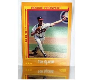 1988 Score #638 Tom Glavine ROOKIE Card/Prospect, HOF, Atlanta Braves