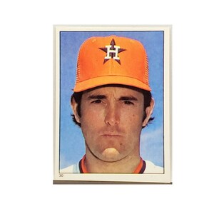1981 Topps #30 Nolan Ryan Early Topps Sticker! HOF Houston Astros