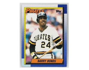 Barry Bonds 1990 Topps Baseball #220, Pittsburgh Pirates, 7x MVP