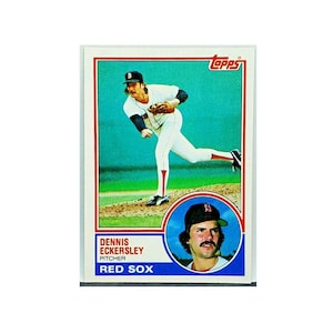 1983 Topps #270 Dennis Eckersley HOF Pitcher, Reliever, Boston Red Sox