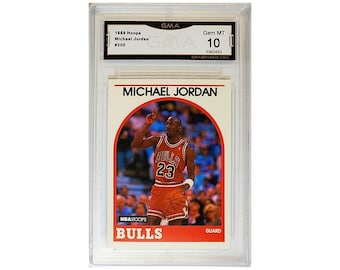 1989 Hoops Michael Jordan PSA 8 #200 Near Mint Chicago Bulls HOF